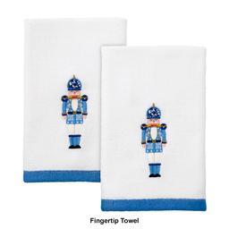 Avanti Nutcracker Trellis Towel Collection
