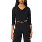 Petite MSK 3/4 Sleeve Drape Neck Belt Waist Jumpsuit - image 5