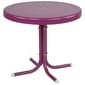 Northlight Seasonal 22in. Retro Tulip Side Table - Purple - image 1