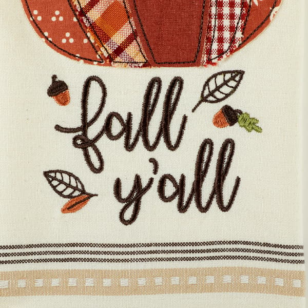 DII® Embellished Welcome Fall Dishtowel Set Of 3