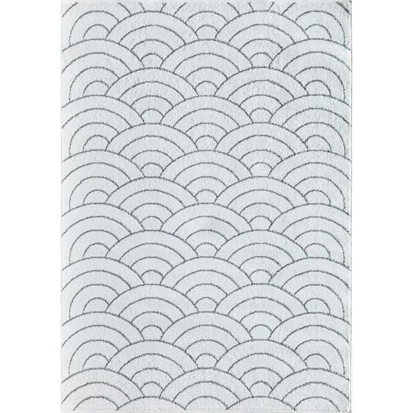 Mason Brooks Azalea Cloudy Geometric Contemporary Area Rug - image 