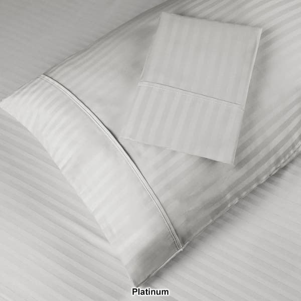 Superior 2pc. 400TC Egyptian Cotton Striped Pillowcases
