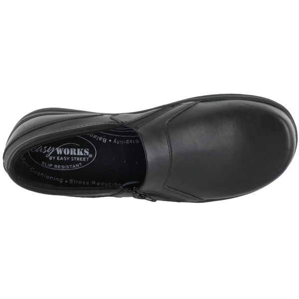 Womens Easy Works by Easy Street Bentley Slip Resistant Flats
