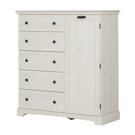 South Shore Avilla Door Chest with 5 Drawers