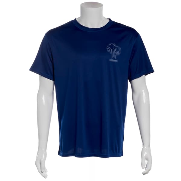 Young Mens SURFZONE® Short Sleeve Palm Rashguard - image 