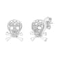 Diamond Classics(tm) 1/20ctw. Skull Shape Earrings - image 1