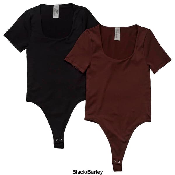 Juniors One Step Up 2pk. Minimalism Bodysuits