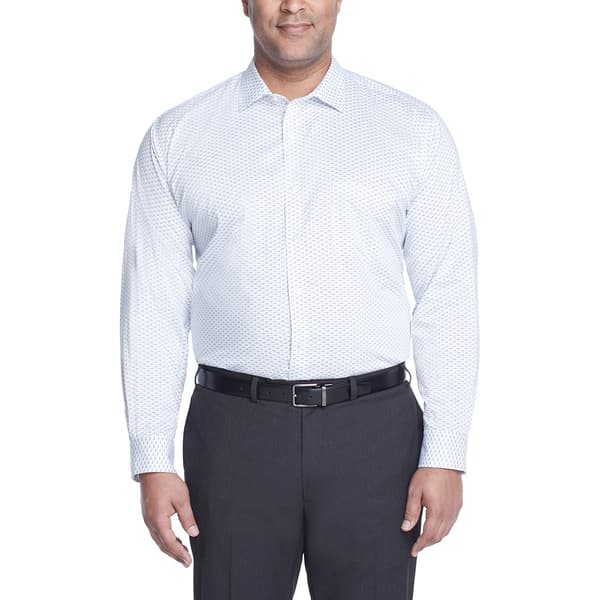 Mens Big & Tall Van Heusen&#40;R&#41; Stretch Big Fit Dress Shirt - Water - image 