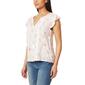 Juniors Wallflower Lace Trim Gauze Boho Blouse - image 5