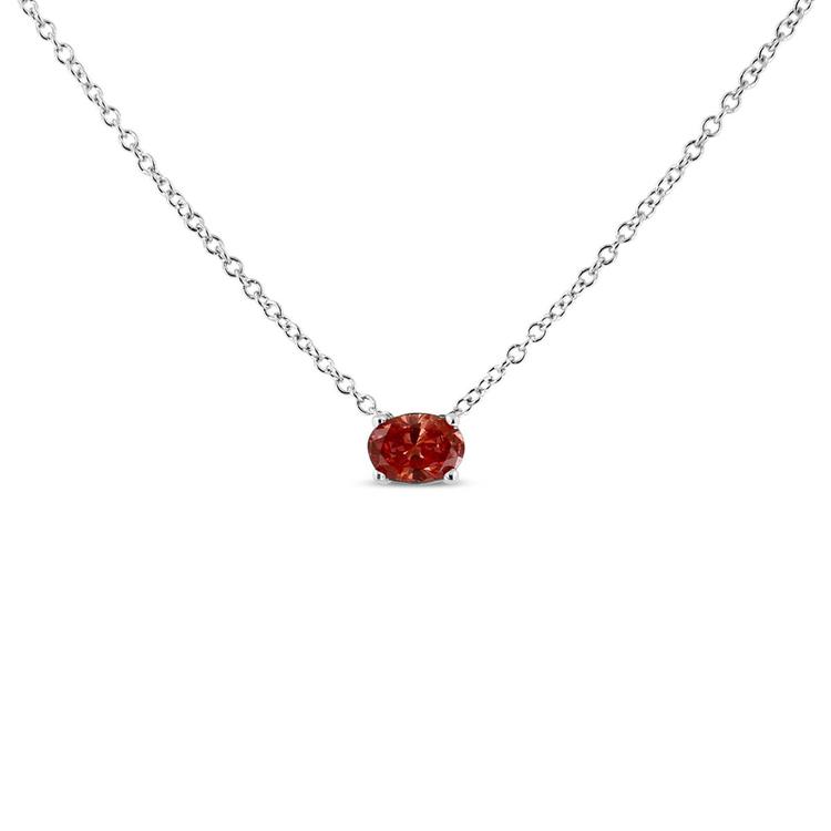 Haus of Brilliance 3/8ctw. Red Lab Grown Diamond Pendant