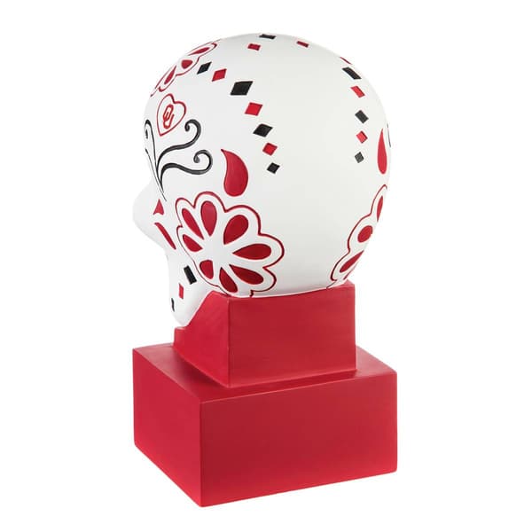 Evergreen University of Oklahoma Sugar Skull Statue