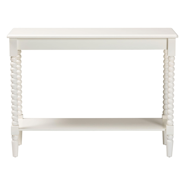 Baxton Studio Bayard Console Table with Bobbin Legs