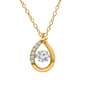 Nova Star(R) Gold over Silver Lab Grown Round Diamond Pendant - image 1