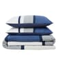 London Fog Newport Stripe Microsuede 5pc. Comforter Set - image 4