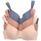 Plus Size Nautica 3pk. Hidden Wire Lightly Lined Bras NT3973-3PKS - image 1