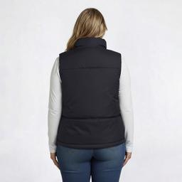 Juniors Plus Jolie & Joy Reversible Sherpa To Solid Puffer Vest