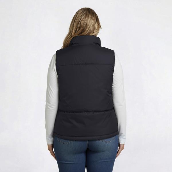 Juniors Plus Jolie & Joy Reversible Sherpa To Solid Puffer Vest