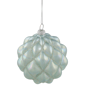 Northlight 4.5in. Iridescent Blue Glass Christmas Ball Ornament - image 4