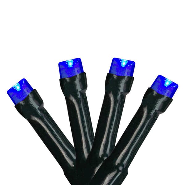 Northlight Seasonal 20ct. Black Wire Blue LED Christmas Lights - image 