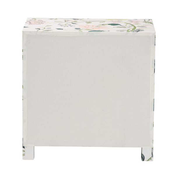 Baxton Studio Connery Floral End Table