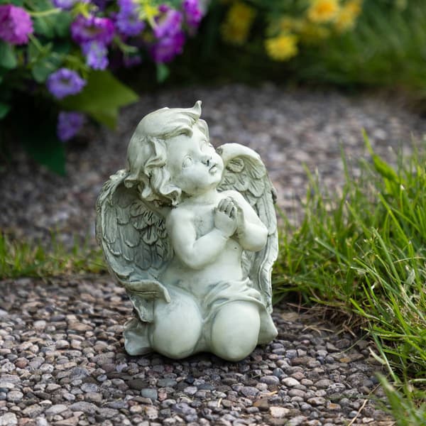 Northlight Seasonal Heavenly Gardens Praying Angel Garden Statue - image 