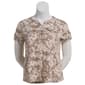 Petite Hasting & Smith Short Roll Cuff Sleeve Blouse - Taupe - image 1