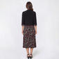 Womens Studio One 3/4 Sleeve Textured Floral Jacket Dress - image 2