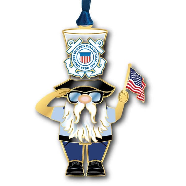 Beacon Design US Coast Guard Gnome Ornament - image 