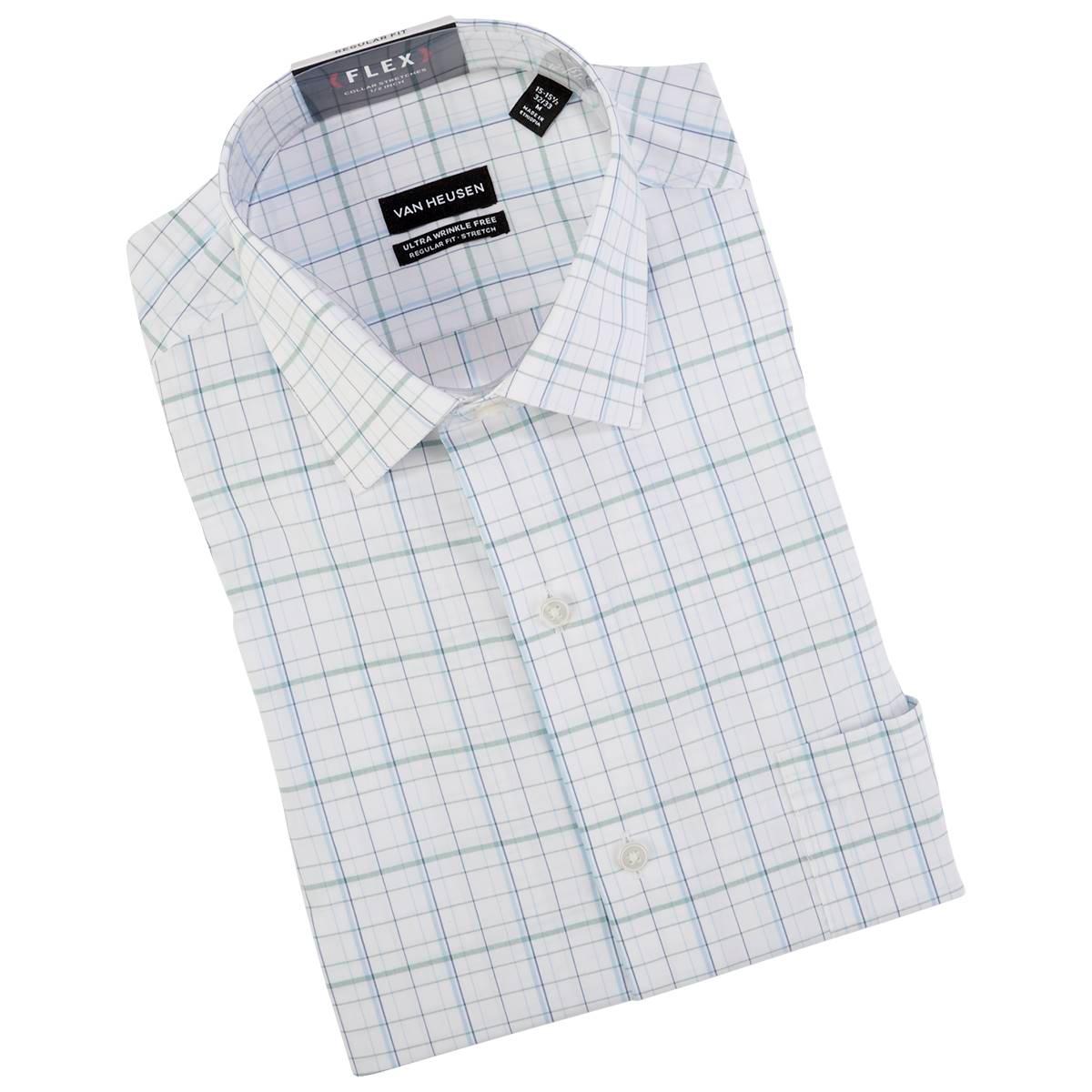 Mens Van Heusen® Regular Fit Wrinkle Free Dress Shirt -...