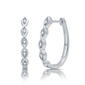 Diamond Classics&#8482; Sterling Silver 1/10ctw. Hoop Earrings - image 2