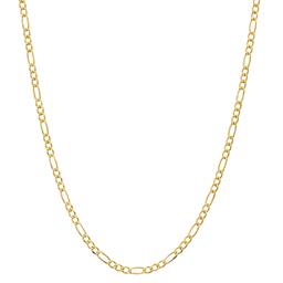 Gold Classics(tm) Gold over Sterling Silver Polished Figaro Necklace