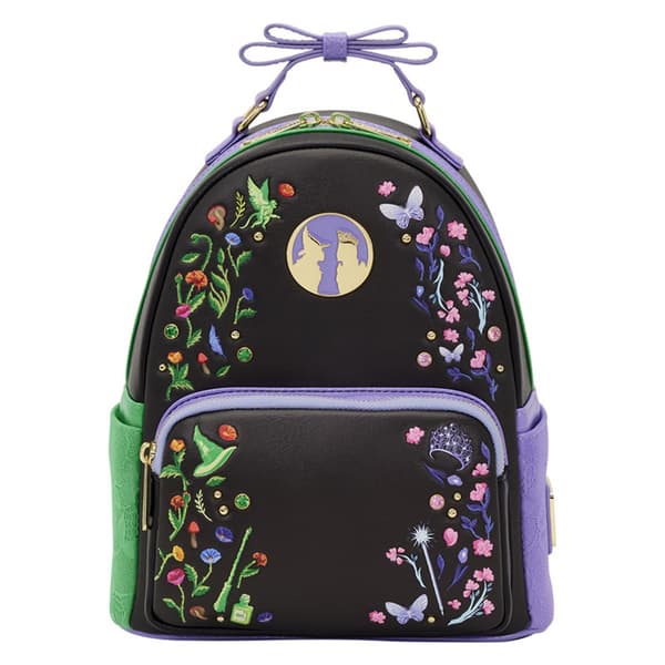 Loungefly Wicked Floral Mini Backpack - image 