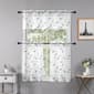 Cedar Embroidered Matte Sheer Kitchen Curtain Set - image 1