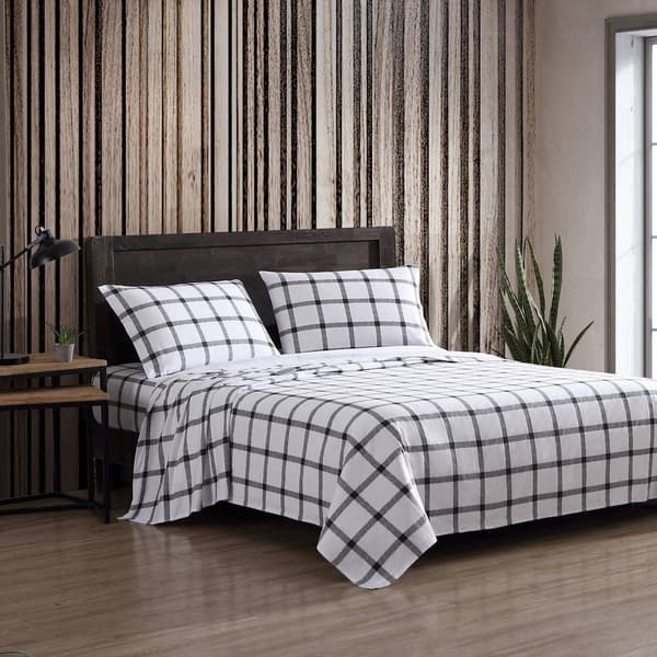 Eddie Bauer Bunkhouse Plaid Cotton Flannel Sheet Set