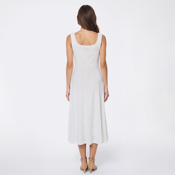 Womens Harper 241 Sleeveless Textured Square Neck Midi Dress