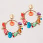 Ashley Cooper(tm) Gold-Tone Multi Color Shell Chip Gold Earrings - image 1