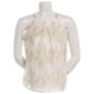 Juniors A. Byer Embroidered Floral Scallop Edge Top - image 2