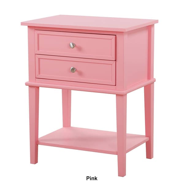Passion Furniture Newton 2-Drawer Nightstand