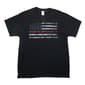 Mens Patriotic Short Sleeve Thin Red Line Fire Graphic T-Shirt - image 1