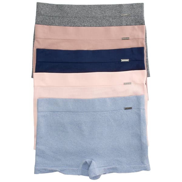 Womens Nautica 5pk. Seamless Ribbed Boyleg Panties NT3670-5PKA