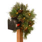 National Tree 36in. White Pine Mailbox Swag withLED Lights - image 1