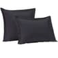 Fresh Ideas Tailored Poplin Sham 2 Pack - Black - image 1