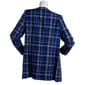 Womens Kasper Open Plaid Topper Jacket - image 2