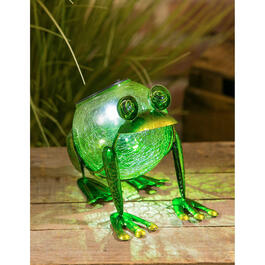 Evergreen Solar Frog Figurine