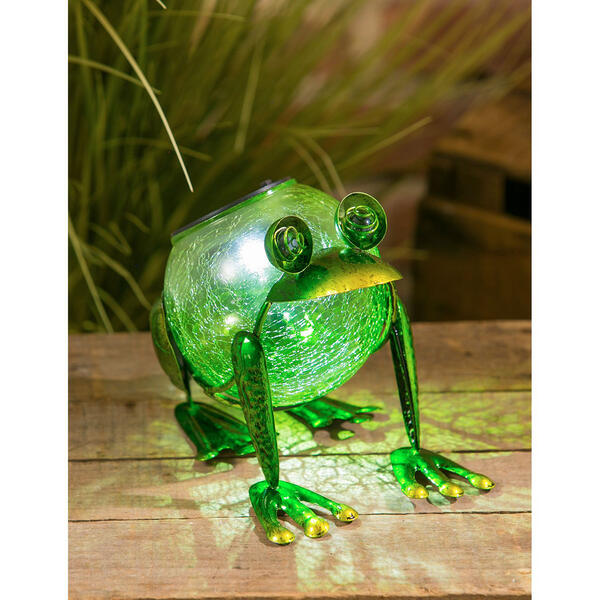 Evergreen Solar Frog Figurine - image 