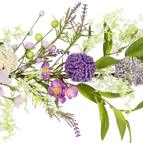 Northlight Seasonal Artificial Wildflower & Berry Spring Garland