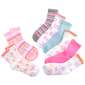 Girls Capelli(R) New York 8pk. Happy Vibes Ribbed Quarter Socks - image 1