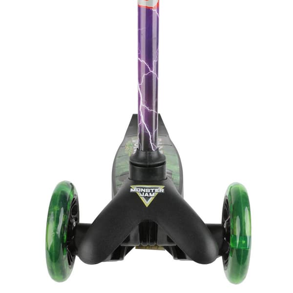 Sakar Monster Jam 3 Wheel Tilt & Turn Light Up Scooter