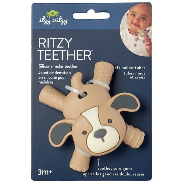 Baby Unisex Itzy Ritzy Puppy Molar Teether - image 