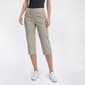 Womens Napa Valley Solid 3-Bar Hem Detail Capris - image 5
